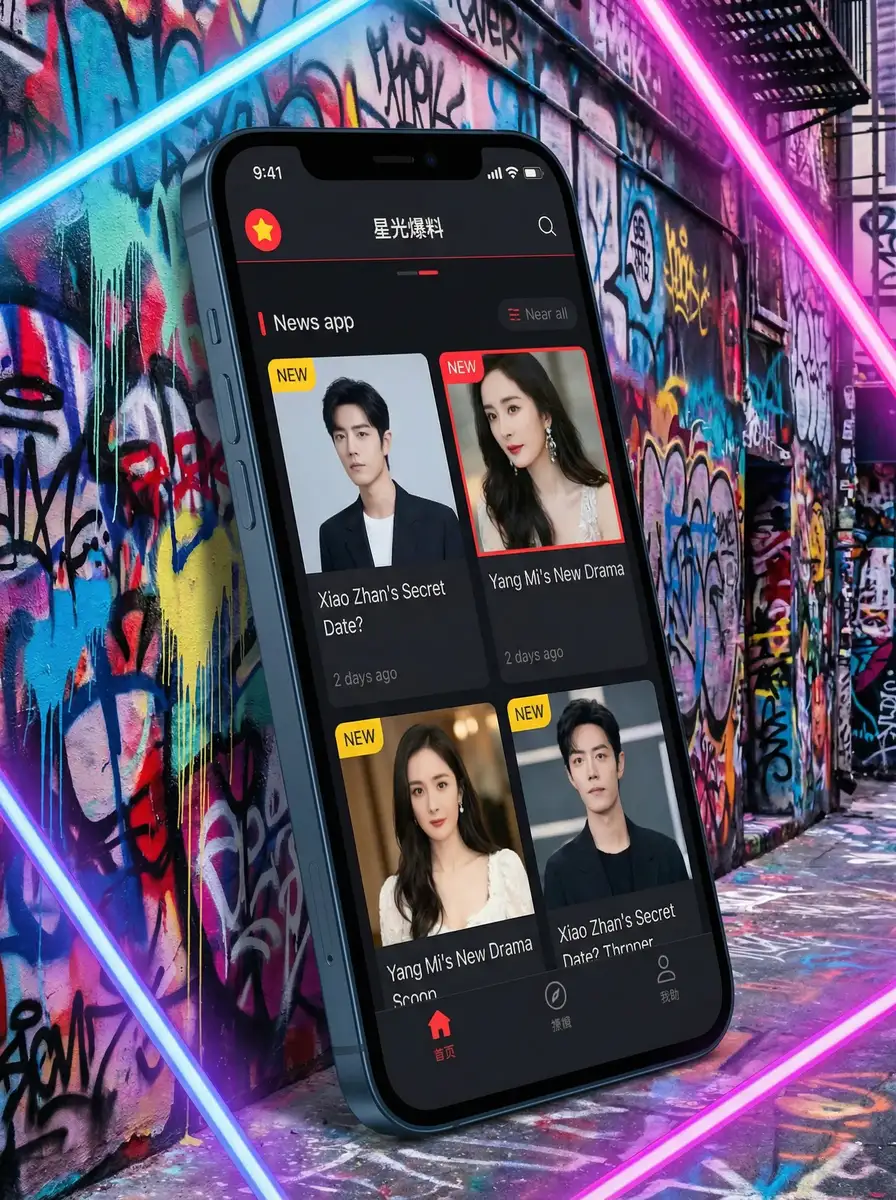 黑料吃瓜 APP界面展示 - 掌上吃瓜神器